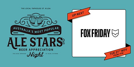 Ale Stars Beer Appreciation Night - Fox Friday Craft Brewery primary image