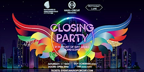 Hauptbild für Closing Party in support of Gay Games Hong Kong 2023