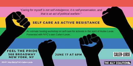 Self Care as Active Resistance