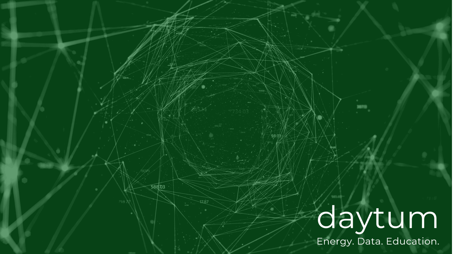 daytum: Introductory Energy Data Science Workshop (3-Day)