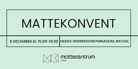 Mattekonvent HT23 - Lund primary image