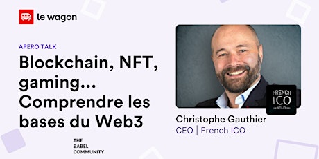 Imagem principal do evento Apero Talk | Blockchain, NFT, gaming Web3... Comprendre les bases du Web3