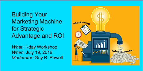 Building your Marketing Machine for Strategic Advantage and ROI primary image