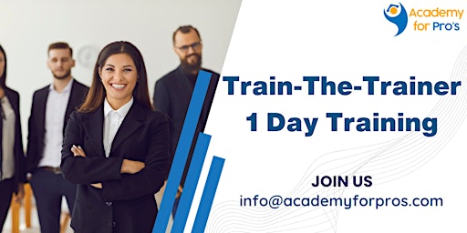 Hauptbild für Train-The-Trainer 1 Day Training in Canberra