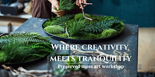 Immagine principale di Moss art workshop: create your own unique Plant Painting! 