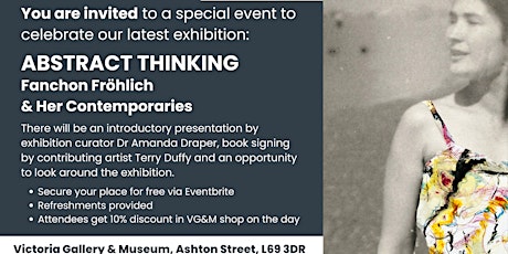 Imagen principal de Special Event - Abstract Thinking: Fanchon Fröhlich and Her Contemporaries