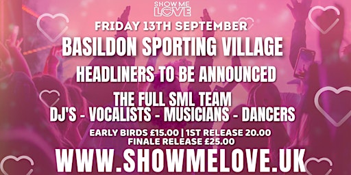 Show Me Love - Basildon Sporting Village  primärbild