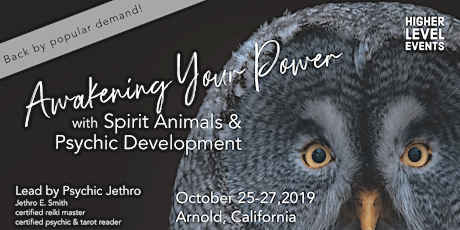 Awakening Your Power with Spirit Animals & Psychic Development (October) primary image