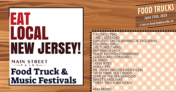 
		June 15th - Robbinsville Food Truck and Music Festival! image
