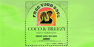 Hauptbild für COCO & BREEZY  | Friday April 5th 2024 | District