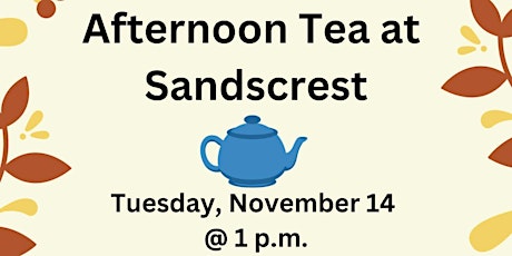 Afternoon Tea at Sandscrest primary image