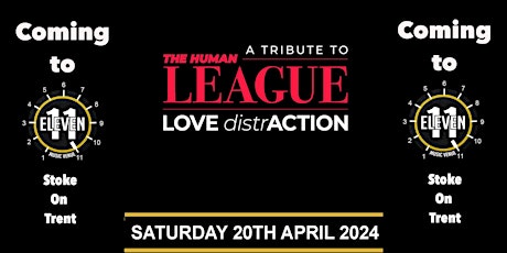 Love Distraction Human League tribute live at Eleven Stoke
