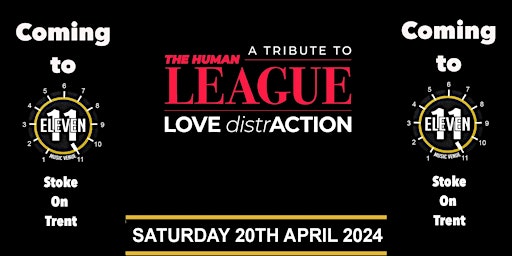 Imagem principal de Love Distraction Human League tribute live at Eleven Stoke