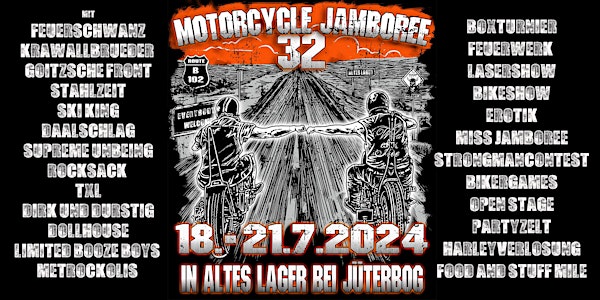 32. Motorcycle Jamboree - Everybody welcome!