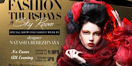 No Cover Fashion Thursday at Skyroom (Live show) primary image