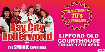 Bay City Rollerworld Live at Lifford Old Courthouse primary image