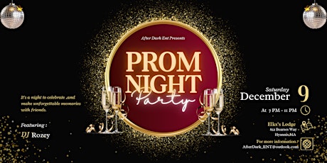 AFTER DARK ENT PRESENTS | PROM NIGHT| primary image