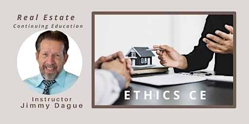 Immagine principale di FREE Real Estate Ethics CE with Jimmy Dague & Dwellness (LIVE CE) 