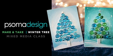 Winter Tree Mixed Media - Make & Take Holiday Art primary image