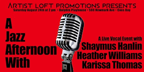 A Jazz Afternoon With Shaymus Hanlin, Heather Williams, and Karissa Thomas primary image