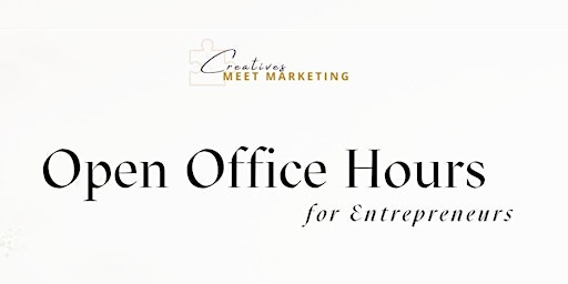 Imagem principal do evento Open Office Hours with CM Marketing