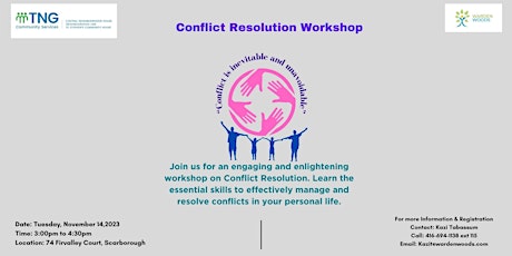 Conflict Resolution Workshop primary image