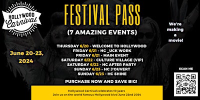 Hollywood Carnival 2024 (Festival Pass)  primärbild