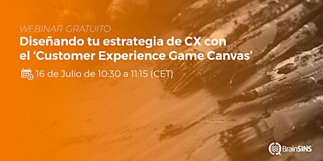 Imagen principal de Webinar: Diseñando tu estrategia de CX con el ‘Customer Experience Canvas’