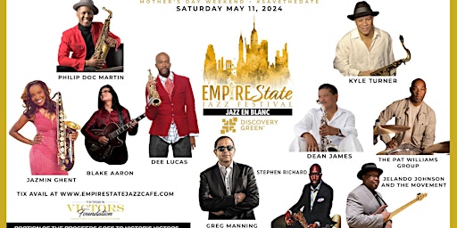 Immagine principale di 2nd Annual Empire State Jazz Festival: Jazz En Blanc 