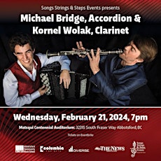 Imagem principal do evento Michael Bridge (Accordion) and Kornel Wolak (Clarinet) in Concert