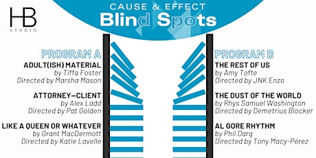 Imagen principal de Directors New Play Lab - Cause and Effect: Blind Spots