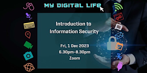 Imagem principal do evento Introduction to Information Security | My Digital Life
