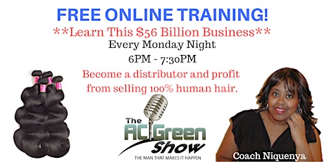 Profit from Selling Hair! FREE WEEKLY TRAINING! primary image