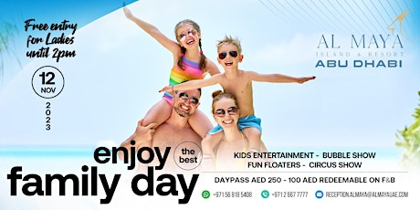 Sunday, Family Day- Al Maya Island & Resort primary image