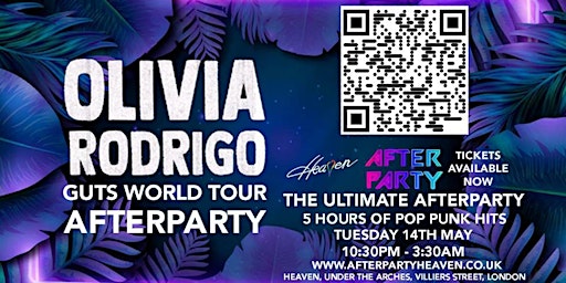 OLIVIA RODRIGO: GUTS WORLD TOUR -AFTERPARTY!  primärbild