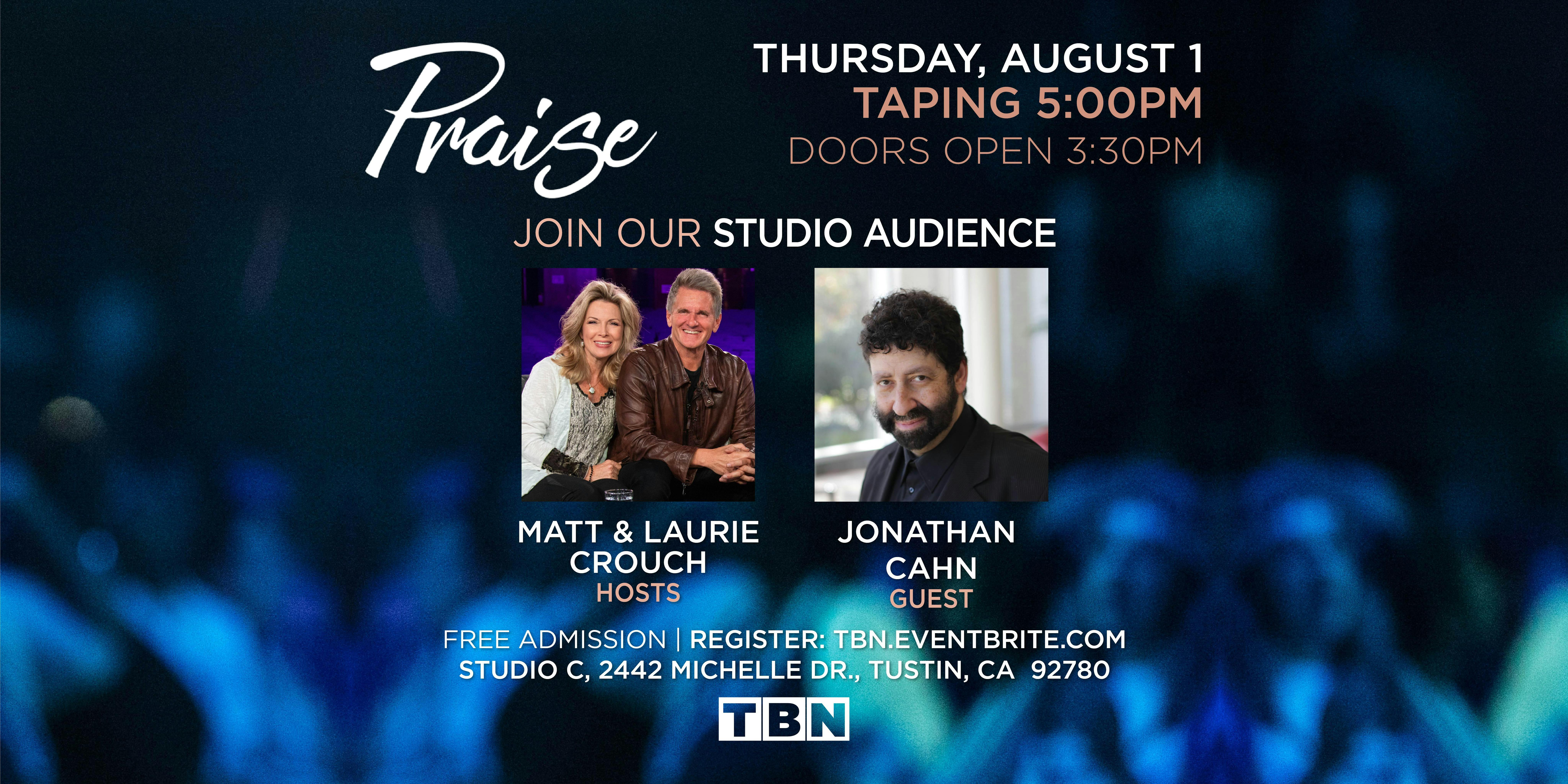 Ca Jonathan Cahn With Matt Laurie Crouch At Tbn Studio C