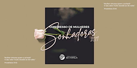 Imagem principal do evento Congresso de Mulheres - SONHADORAS 2019