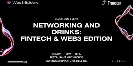 Networking and Drinks: FinTech & Web3 Edition primary image