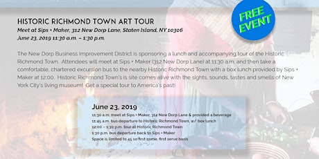 New Dorp Arts - Historic Richmond Town Museum Tour (Meet in New Dorp) primary image