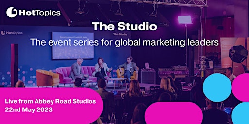 Primaire afbeelding van The Studio - Event series for global marketing leaders