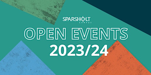 Sparsholt College - Wednesday 1 May Open Evening 2024