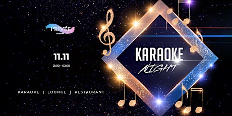 Primaire afbeelding van Karaoke Night | SAT 11 November