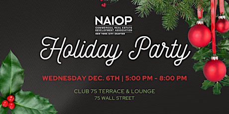 NAIOP NYC Annual Holiday Party primary image