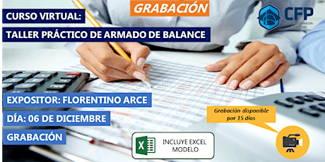 Hauptbild für GRABACIÓN "Armado de Balance - Taller Práctico" GRABACIÓN