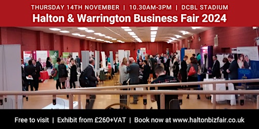 Hauptbild für Halton and Warrington Business Fair 2024