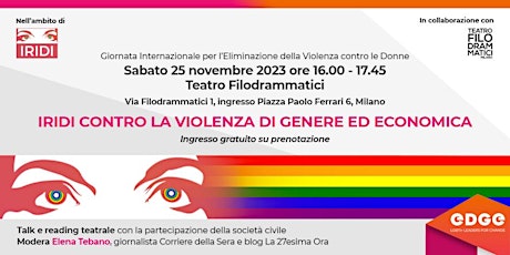 Imagen principal de IRIDI CONTRO LA VIOLENZA DI GENERE ED ECONOMICA