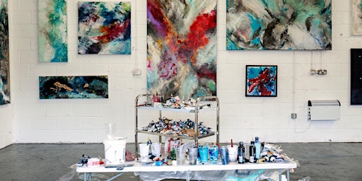 Primaire afbeelding van Unleash Your Creativity in a Thrilling One-Day Abstract Art Extravaganza!