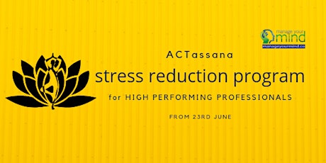 ACTassana - Stress Reduction Program primary image