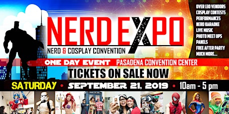 NERD EXPO 2019 Nerd & Cosplay Convention