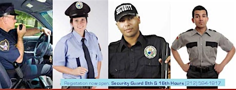 Curso/Course Security Guard 8/16 Hours & In-Service primary image
